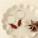 ビーズアクセサリーキット 透明どんぐり・ピアス ( イヤリング ) キット 手作り キット プレゼント ハンドメイド ビーズ ハンドメイト 手作り プレゼント ...