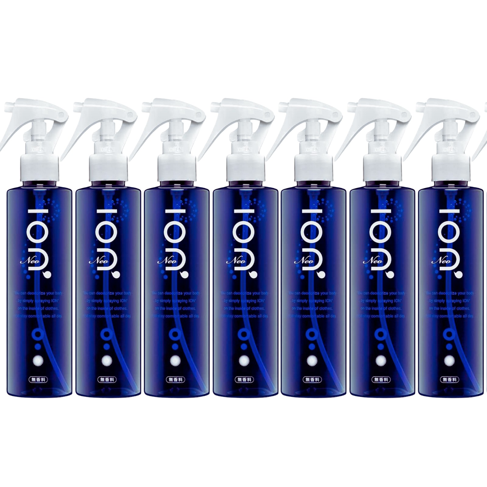 イオンダッシュ ネオ 200ml 7本セット 消臭スプレー 汗臭 加齢臭 体臭 足臭 タバコ臭 除菌《97％以上の消臭効果》 無香料