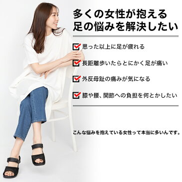 【訳あり】 アウトレット レディース 美脚 サンダル 歩きやすい ブラック 黒 膝に優しい 靴 履きやすい 外反 内反 母趾 小趾 オフィス シューズ 3E 大きいサイズ S M L 仕事 コンフォートサンダル 疲れにくい 静音 コンフォートシューズ おしゃれ 送料無料 【021】