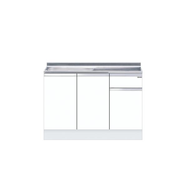 ハイトップ組合せ型流し台 一槽流し台 間口110cm ワンド onedo KTD5-85-110S-左-SW 壁出し水栓仕様 レギュラーカラー メーカー直送