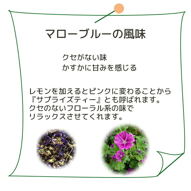 マローブルー 送料無料【 Plus Herb ハーブティー 】マロウ ハーブティ マロウブル...