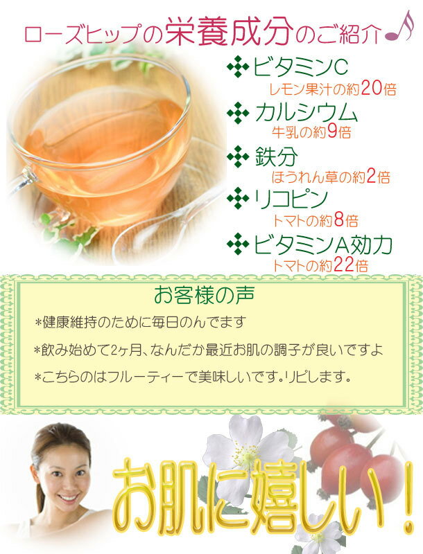 送料無料 ローズヒップ(シェルタイプ)(有機原...の紹介画像2