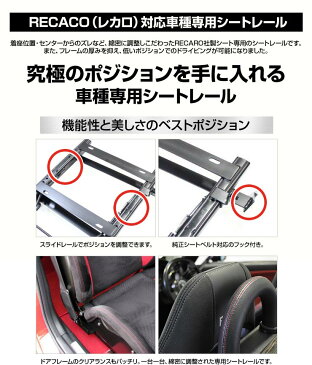 RECARO インターナショナル シートレール ランドクルーザー60 HJ60（S60/12〜） 左座席用 レカロ トヨタ T102L