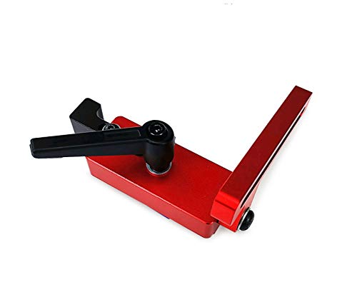 CarAngels 木工シュート 専用 リミッタ レッド マイタートラック 位置決め Tトラックストッパー テーブルソー用 (目盛付き45型マイタートラック用) CarAngels 木工シュート 専用 リミッタ レッド マイタートラック 位置決め Tトラックストッパー テーブルソー用 (目盛付き45型マイタートラック用)