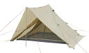 キャプテンスタッグ(CAPTAIN STAG) テント ティピー ワンポールテント レクタ TYPE2 4人用 270 UVカット アルミポール採用 耐水圧フラ...