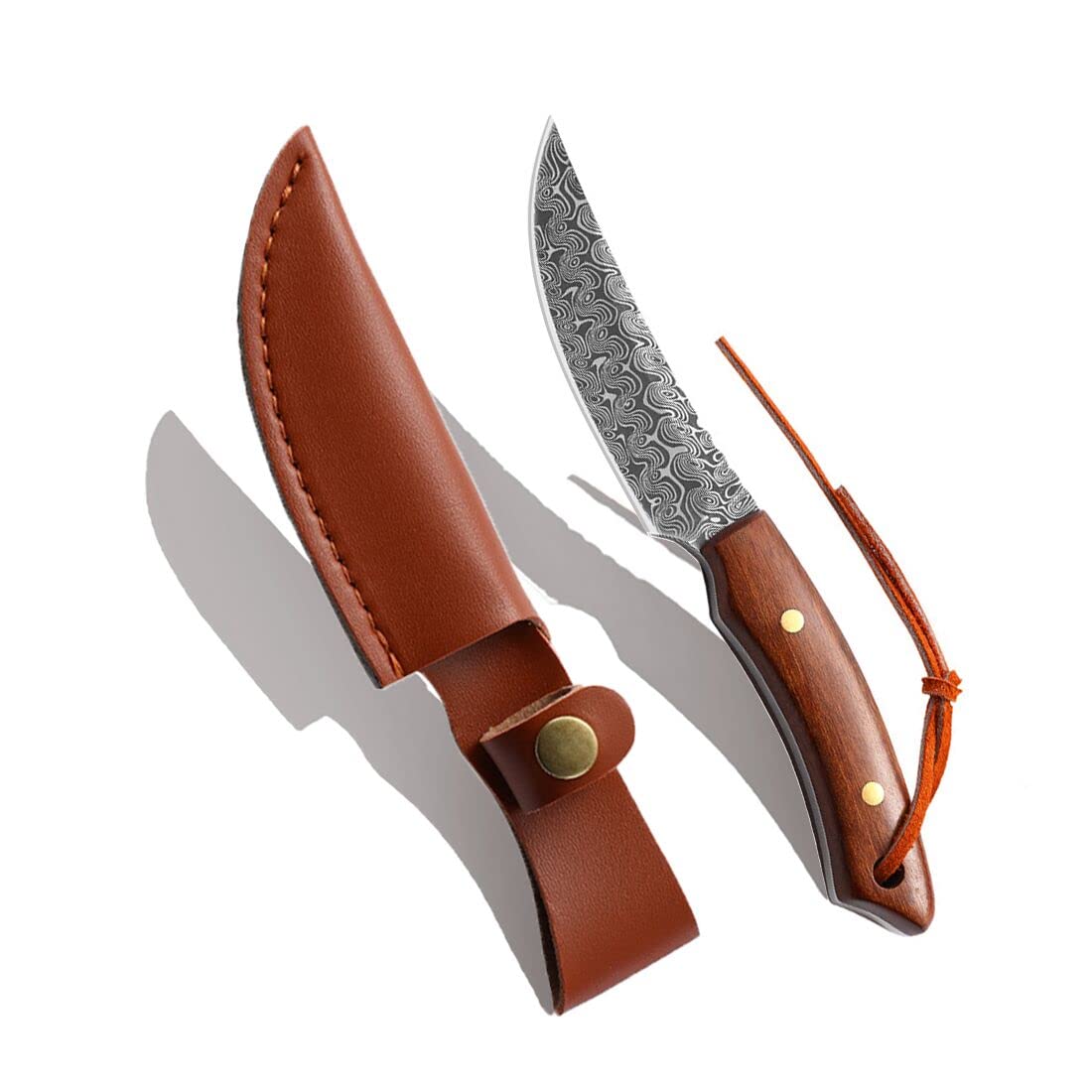 【送料無料】Dcenrun アウトドアナイフ フィッシングナイフ フルタング構造 シース サバイバル ...