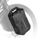 Rhinowalk 自転車フォークパック 防水 フロントフォーク用防水バッグ 4L容量 軽量 クィックリリース ワンタッチで着脱 取り付け簡単 専用マウント付き...