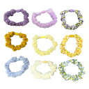 【送料無料】Getrays 9本セット 花 ヘアゴム 、おしゃれ 女性 ヘアタイ、滑り止め 弾性 花柄 髪ゴム 髪束ね 髪に優しい ポニーテールホルダー リング...