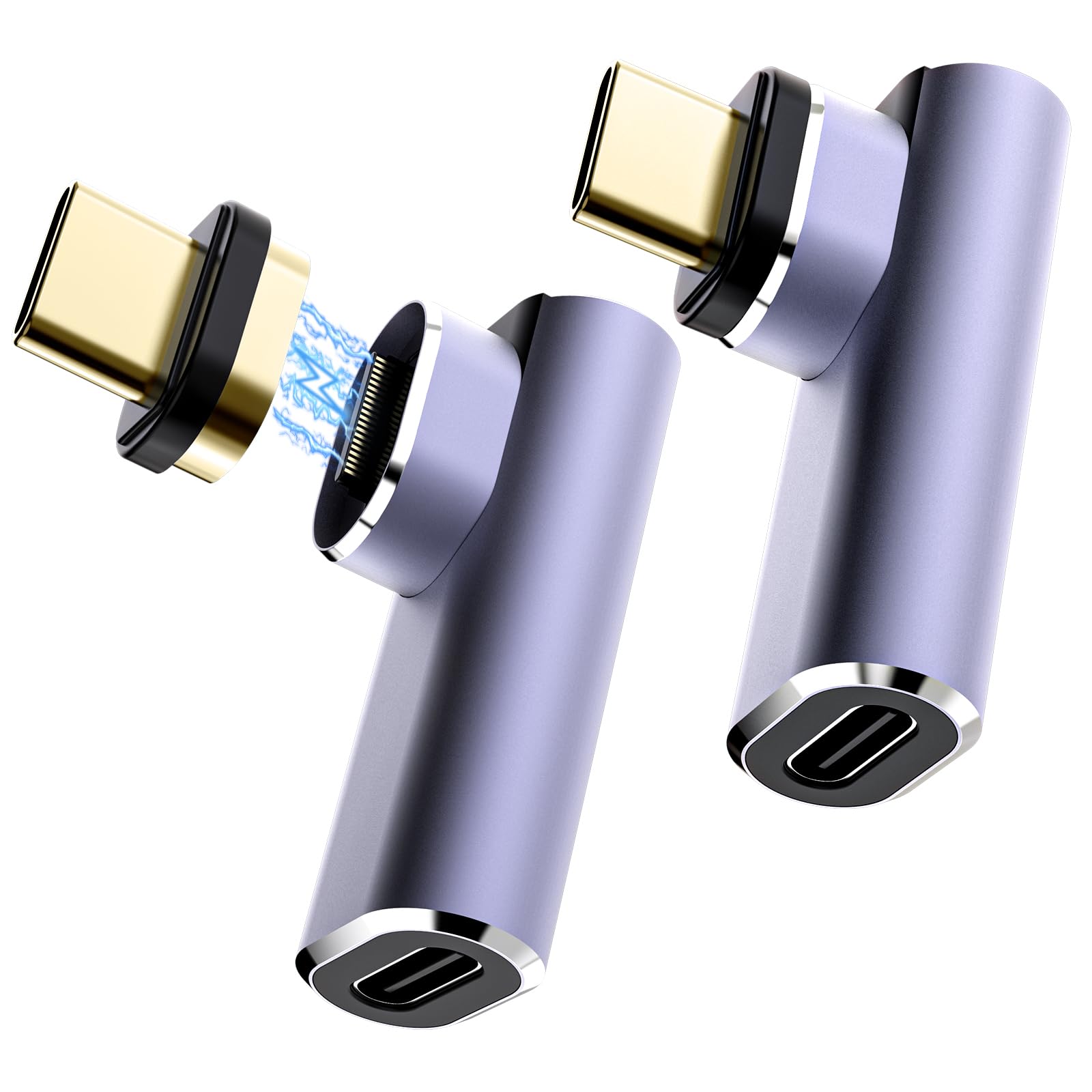 Type C Ѵץ TiMOVO USB-Cޥͥåȼ 2ĥå L USB4.0 ޥͥåȼư 8K/4K/2K/6...