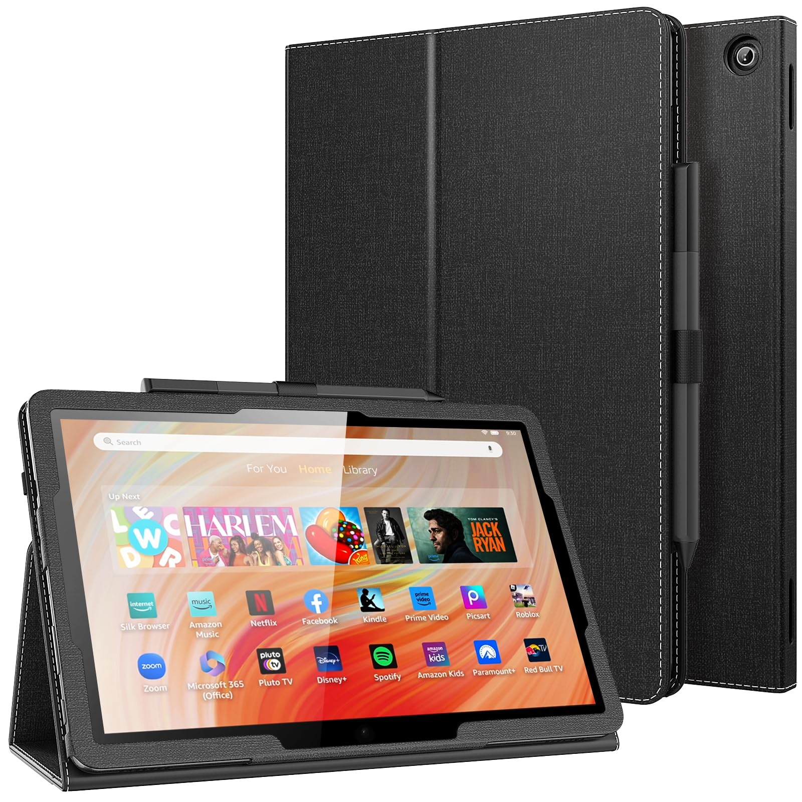 Fire HD10 ケース 第13世代-2023年発売/Fire HD10 & HD10 Plus ケース 第11世代-2021年発売 TiMOVO fire hd10 タブレットカバー 第13世代/第11世代 10.1インチ fire hd10Plus タブレットカバー 第11世代 PUレザー スタンドケース オートスリープ 手帳型 マグネット内蔵