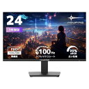 Minifire モニター 24インチ ディスプレイ フルHD 100Hz ブルーライト軽減 フリッカーフリー VESA対応 フレームレス HDMI/VGA(H...