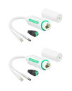 LINOVISION DC12V 防水POEスプリッター、10/100Mbps屋外用Power Over Ethernetスプリッター、セキュリティカメラ、ワイ...