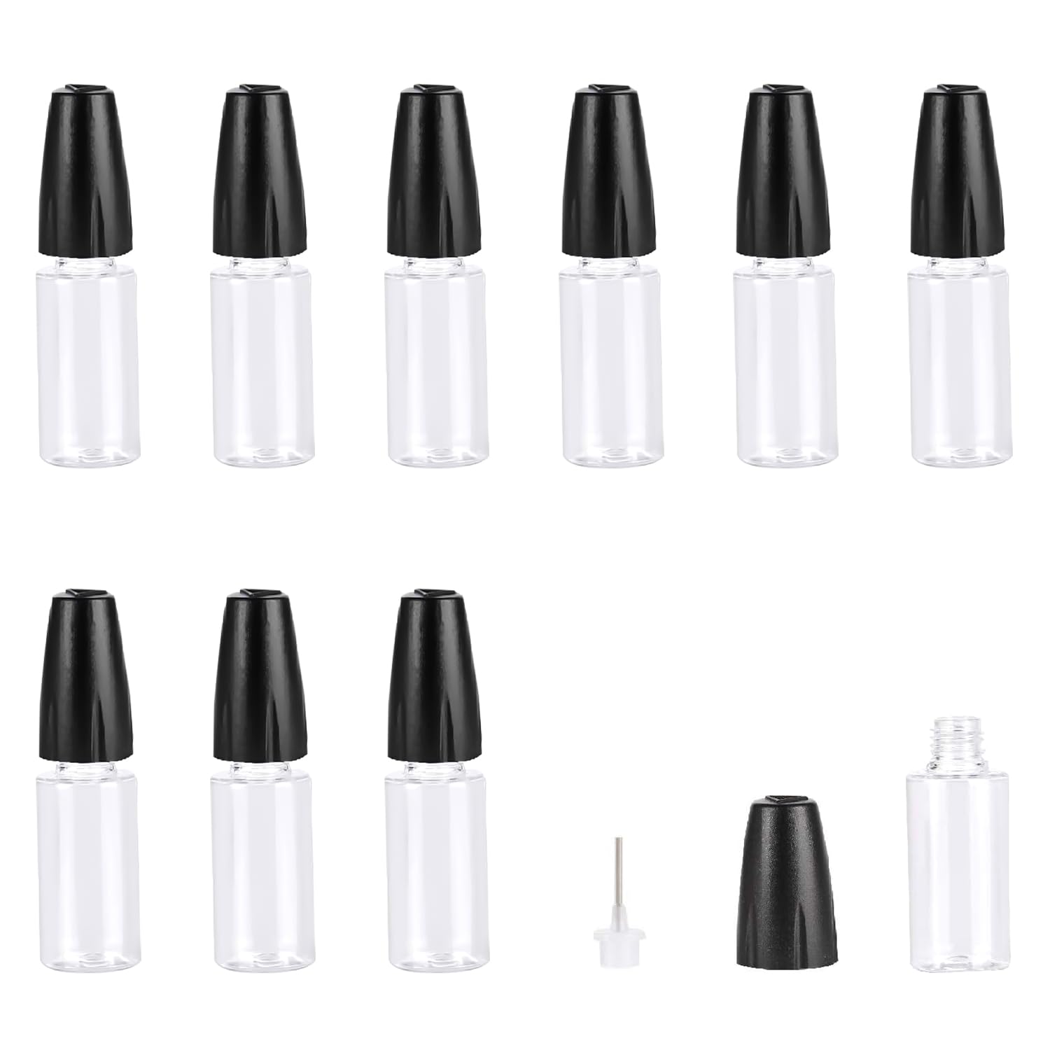 【送料無料】ADOFUN ユニコーンボトル【10個*10ml】針付き リキッドボトル 針付き スポイトボトル 接着剤ボトル 替え容器 ニードルボトル ドロッパー...