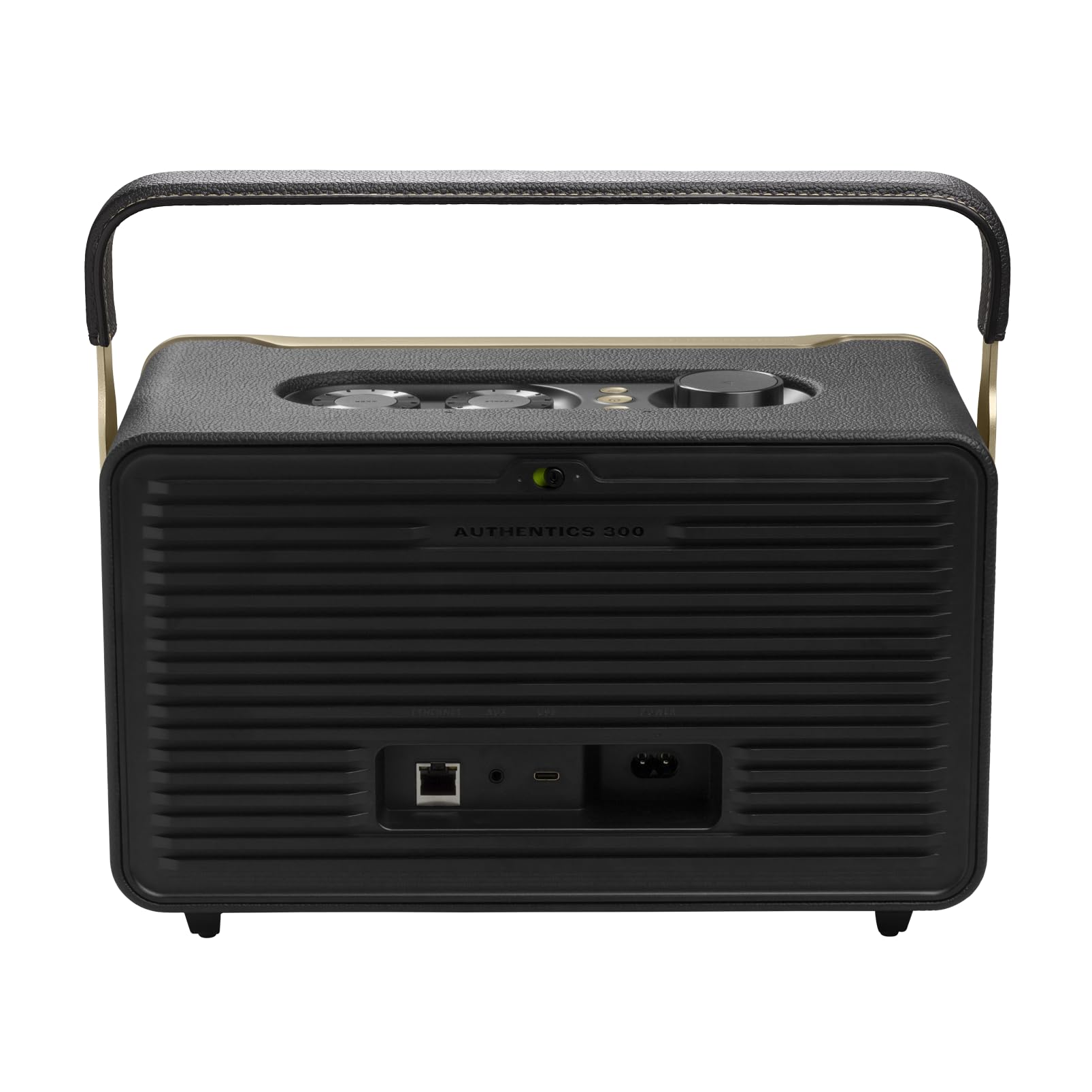 JBL AUTHENTICS 300 オーセンティックス 300 Wi-Fi Bluetothスピーカー 自動音質補正機能搭載/3.5mm入力付き/バッテリー内蔵/プロサウンド ブラック JBLAUTH300BLKJN