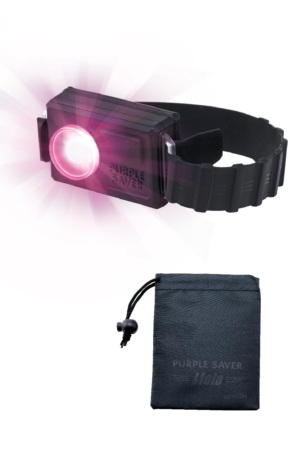 【送料無料】【.co.jp限定】エーモン(amon) パープルセーバー モト バイク用 ブラック 三角表示板の代わりに 薄型設計 コンパクト シリコンベルトでミ...