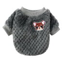 【送料無料】Jimjis 犬服 秋冬 犬 服 冬 サンゴベルベット フリース 犬の冬服 暖かい ペット服 厚い ドッグウェア パーカー 小中型犬 防寒 着脱簡単 抜け毛防止 ペット用品 ペット衣類 小型犬 中型犬洋服 ワンちゃん服 猫服