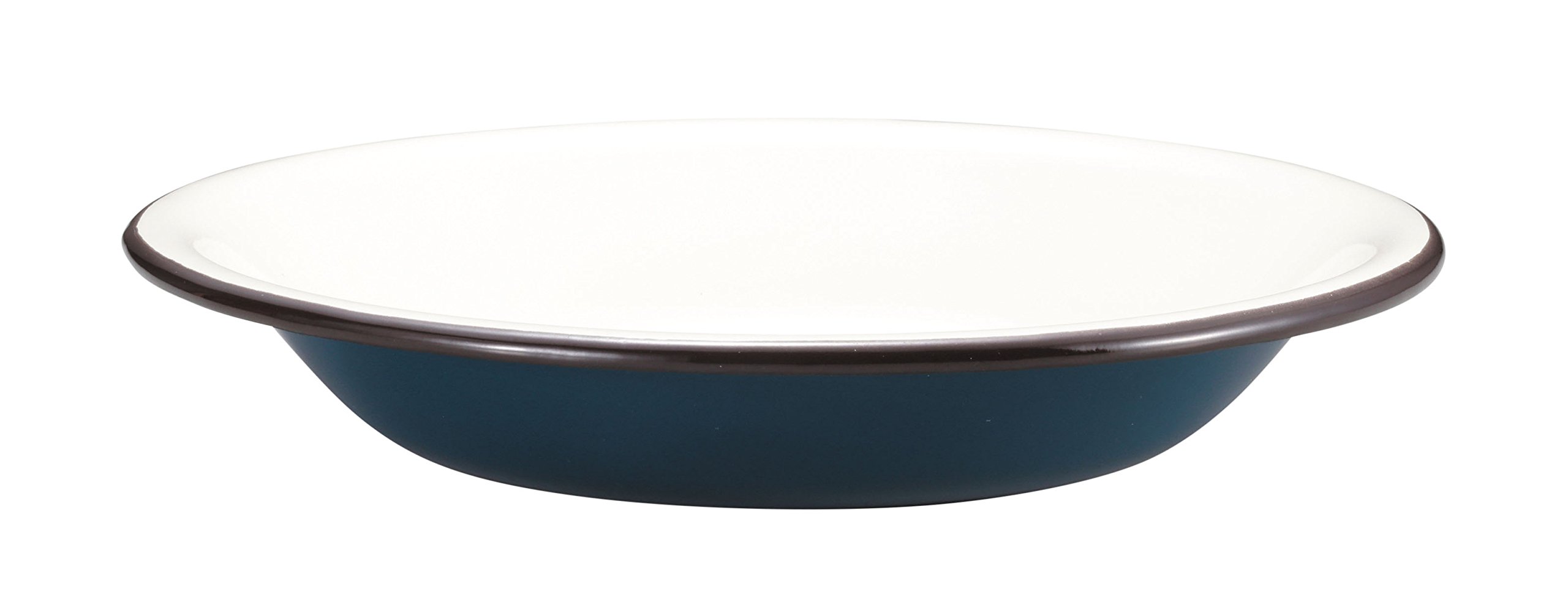 【送料無料】キャプテンスタッグ(CAPTAIN STAG) BBQ用 皿 ホーロー プレート 22cm ダークブルー UH-510