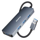 BENFEI USB 3.0 ハブ 4ポート 超薄型 USB 3.0 ハブ MacBook、Mac Pro、Mac Mini、iMac、Surface Pro、...