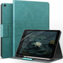 auaua iPad 9/8/7世代 ケース ペン収納 iPad 10.2 ケース(2021/2020/2019) 兼用 PUレザー 手帳型 ひび割れ防止 耐衝撃 オートスリープ&スタンド機能付き 全面保護 iPad第7/8世代(グリーン)