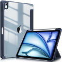 Fintie iPad Air 11インチ ケース M2 (2024 第6世代) / Air 5/4 ケース 2022/2020 10.9 インチ 透明バックカ...