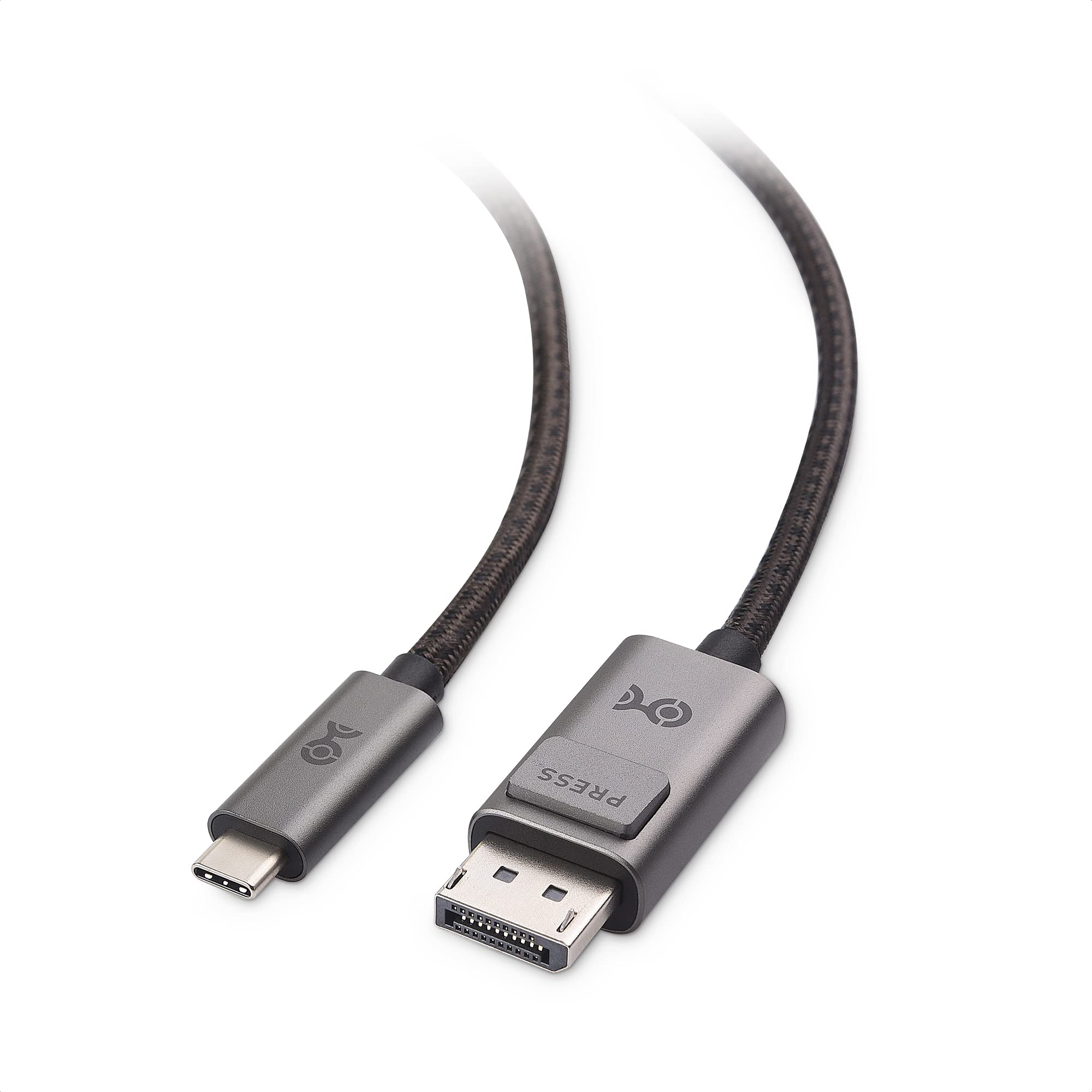 Cable Matters USB Type C DisplayPort 変換ケーブル 編組 1.8m DP 1.4 8K 60Hz 4K 120Hz HDR USB C DisplayPort 変換ケーブル Thunderbolt 4 /USB 4対応 Macbook ProとDell XPSなどに対応