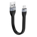 【Apple MFi認証】iPhone充電ケーブル, CableCreation 短い ライトニングケーブル 0.15M, 12W iPhone 急速充電 デー...