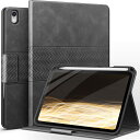 auaua iPad mini6 ケース2021 第6世代用 8.3インチ Apple Pencilのペアリングと充電に対応 オートスリープ機能 ひび割れない 全面保護 高級PUレザー製スマートケース (グレー)
