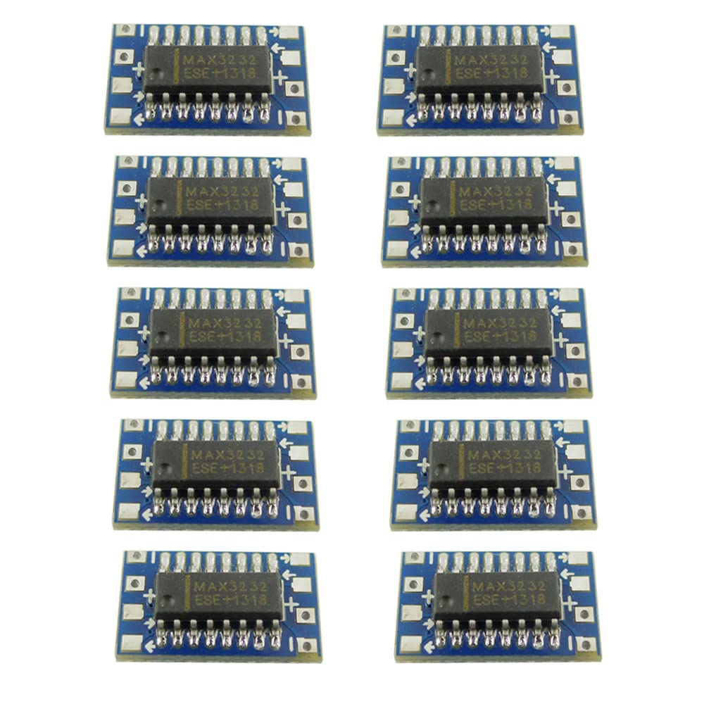 KKHMF 10 個 シリアルポートMini RS232 to MAX3232 TTL 転換器アダプターモジュール