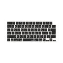 MOSISO キーボードカバー 対応機種 MacBook Air 15 M3 M2、対応機種 MacBook Air 13.6 M3 M2、対応機種 MacBook Pro 14/16 M3 M2 M1 保護 防水 シリコンスキン 日本語 JIS配列(ブラック)