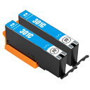 BCI-301C Canon キヤノン PIXUS TS7530 互換インク 301 シアン インク 2本入り 残量表示機能 国際認証 個包装