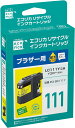 エコリカ ブラザー LC111Y対応リサイクルインク イエロー ESP-BR111Y (ECI-BR111Y) 残量表示対応