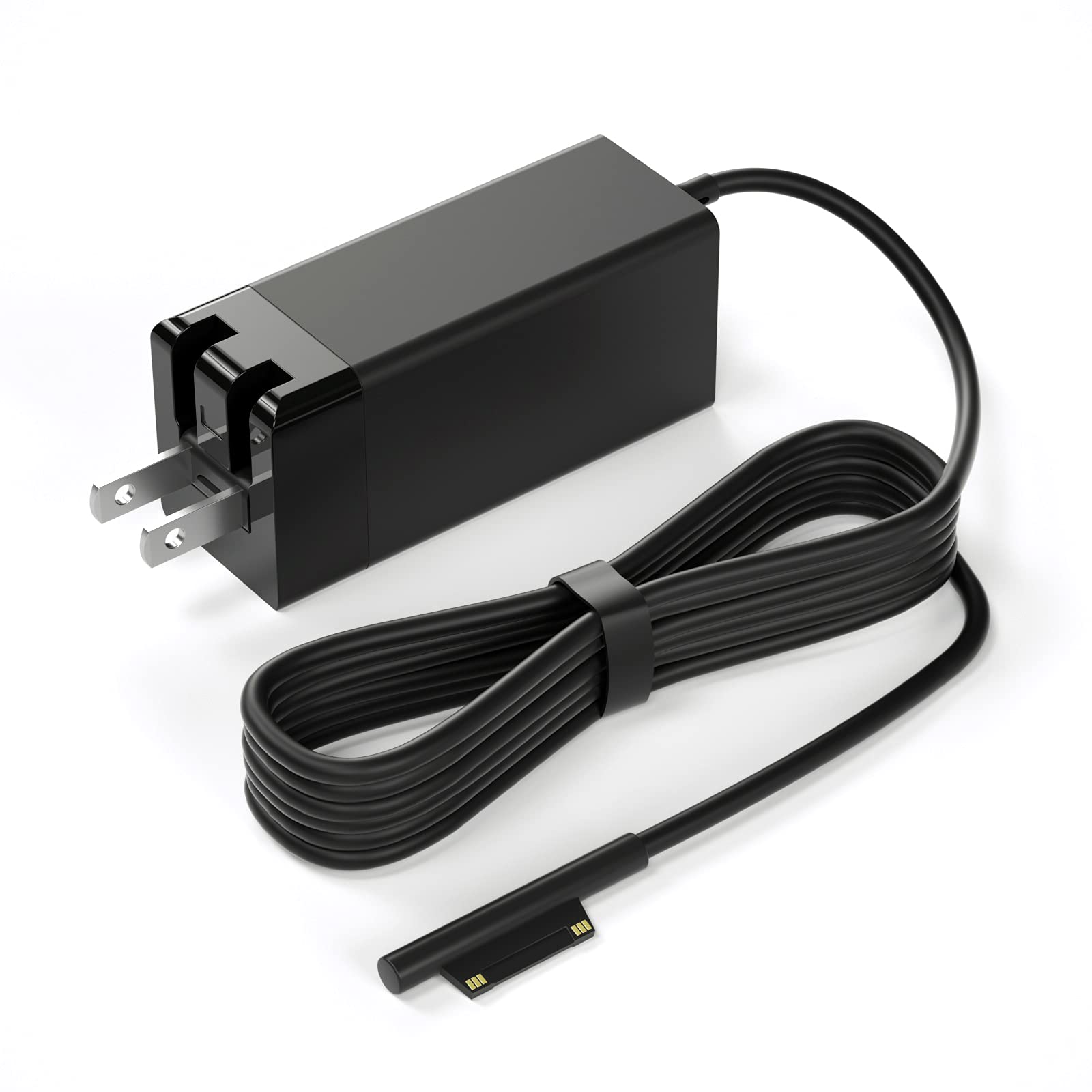 VHBW Surface 充電器 Gan 65W Surface Pro 充電器 超小型/折りたたみ 対応Suface Pro3/Pro4/Pro5/Pro6/Pro7 互換1800/1625/1735/1736 Surface ACアダプター 2.5m PSE認証