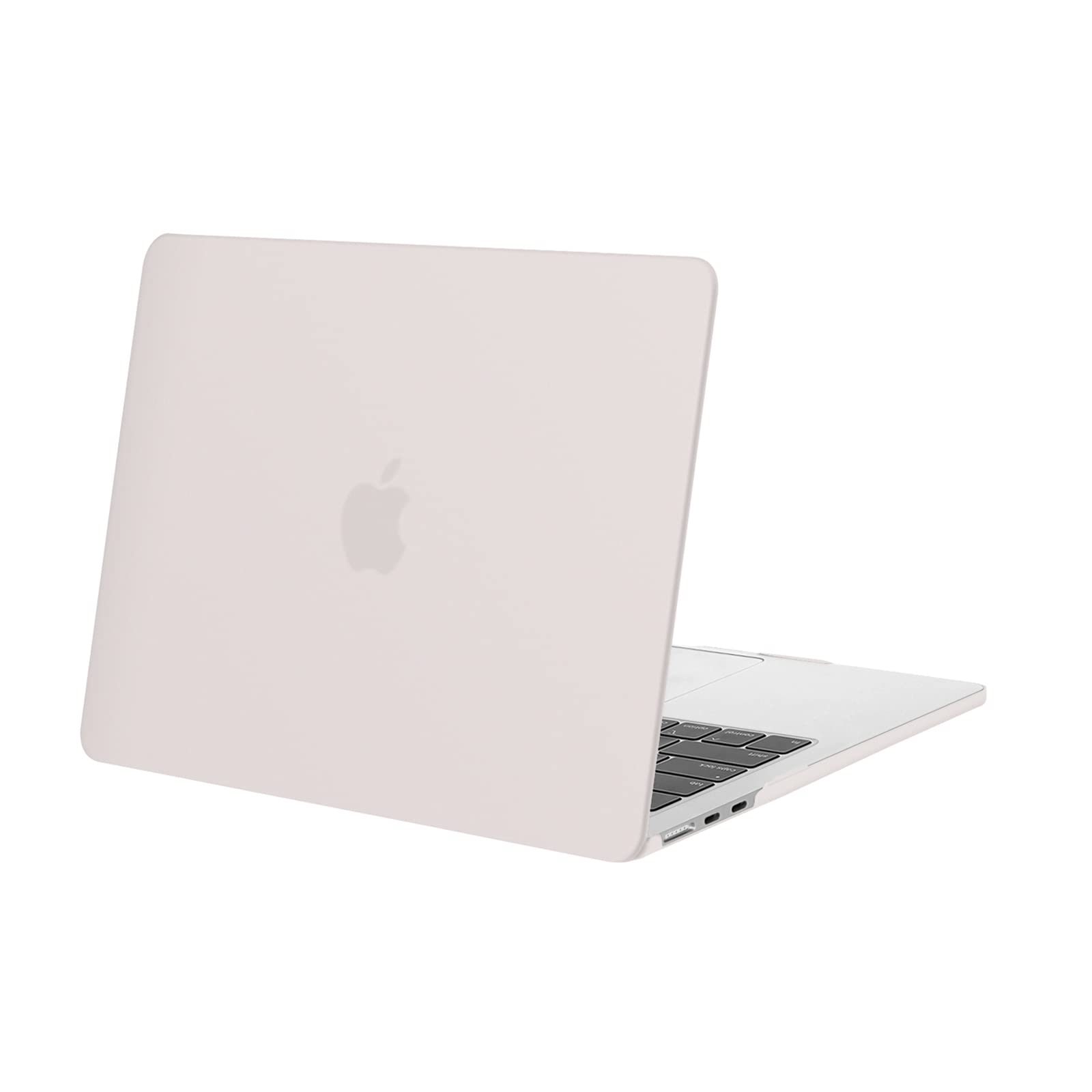 MOSISO 対応機種 MacBook Air 13.6インチ ケース 2024 2023 2022 リリース M3 A3113 A2681 M2 チップ Liquid Retina Display & Touch ID付き 保護 プラスチック ハードシェルケース カバー（ストーン グレー）