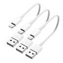 BSTOEM 純正 iphone充電器ケーブル 0.3m*3本 短い 30cm ライトニング ケーブル usb to lightningコード 高速充電 耐久 ...