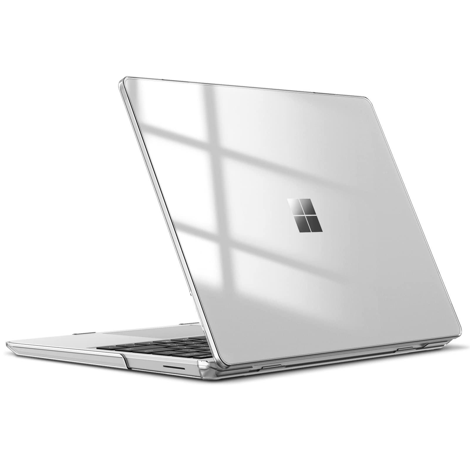 【送料無料】Fintie for Microsoft Surface Laptop Go 3 (2023)/Surface Laptop Go 2 (2022)/Surface Laptop Go (2020) ケース 保護ケース 12.4インチ PC 薄型 軽量 耐衝撃性 傷防止 排熱口設計 透明 おしゃれ (モデル番号2013 1943) (クリア)