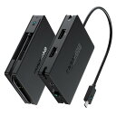 【送料無料】Cable Matters 8-in-1 ポータブル 40Gbps USB4 ハブ USB 4 ドック デュアル DisplayPort 4K@60Hz 単一 DisplayPort 8K@60Hz 100W PD ギガビットイーサネット XPS/Surface Pro/iPad Pro Thunderbolt 4 対応