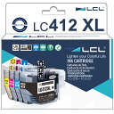 LCL Brother用 ブラザー用 LC412XL-4PK LC412 LC412XL LC412XLBK LC412XLC LC412XLM LC412XL...