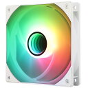 【送料無料】THERMALRIGHT TL-C12W-S V3 120ミリメートルARGB CPUファン、速度1500RPM付き、ホワイトコンピュータケースファン、静音 4 ピン PWM PC ファン、 S-FDB ベアリング CPU クーラーファン用、 ARGB ミラーライト効果付き
