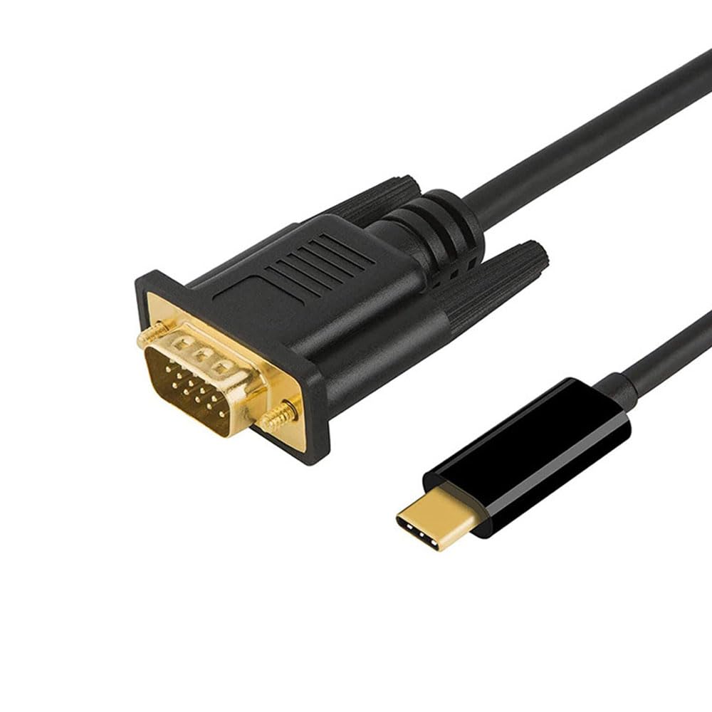 YFFSFDC USB C VGA Ѵ֥ USB C - VGA ֥ 1.8M Type C VGA Ѵ֥ 1080P...
