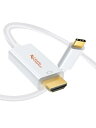 USB C HDMI ケーブル, CableCreation USB Type C HDMI 変換ケーブル 4K@30Hz Thunderbolt 3対応 iP...
