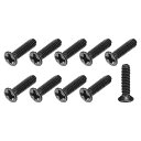 METALLIXITY ねじ(M2 x 8mm)150個入り メガネ 時計 ノートパソコン テレビ用 炭素鋼製マシンねじ シルバートーン