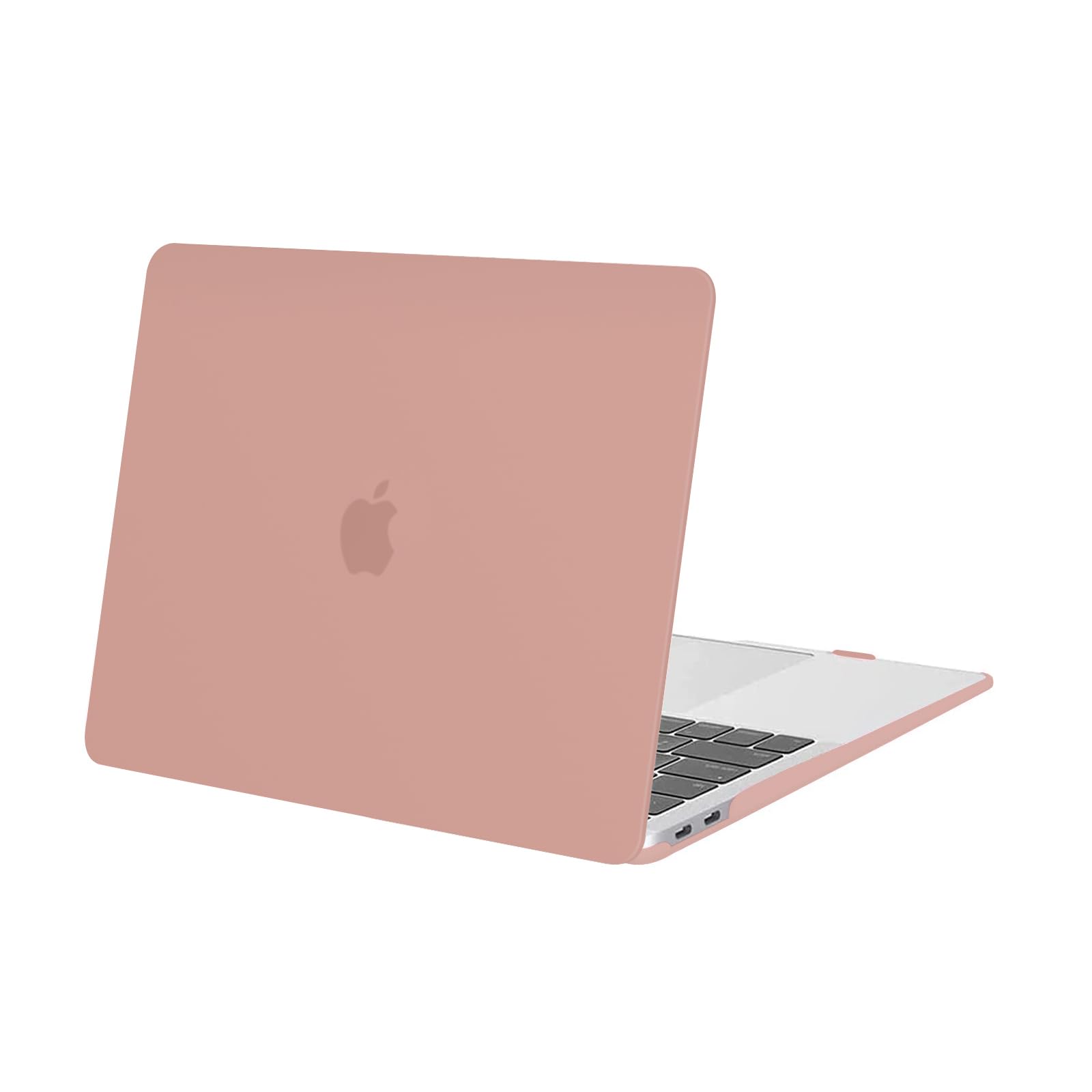 【送料無料】MOSISO 対応機種 MacBook Air 13インチ Retina Display ＆ Touch ID付き A2337 M1 A2179 A1932 専用 2022 2021 2020 2019 2018 プラスチック ハードケース 薄型 耐衝撃 保護 シェルカバー (サーモン ピンク)