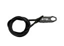 【送料無料】クロップス(crops) ロングワイヤーロック Q5 | 5mm×1800mm 3桁ダイヤル CP-SPD09-01 (ブラック)