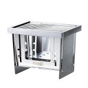 KVASS バーベキューコンロ 折りたたみ 焚き火台 コンパクト キャンプ用品 卓上コンロ 折り畳みコンロ ミニ BBQグリル 1台3役 瞬時に展開・収納 ステンレス鋼