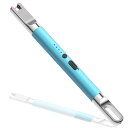 GORMLHO プラズマ ライター 電子 電気 usb ライター 小型 充電式 BBQ お墓参り ブルー