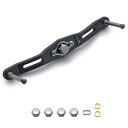【送料無料】HEIGHTEN 130/120/110mm リール ハンドル (ノブ無し) 厚さ4mm 1.5K炭布 カーボン シマノ(SHIMANO) ダイワ(DAIWA) アブ(Abu) 通用 ベイトリール 用 Carbon Series (110mm, ガンメタル) (381)