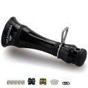【送料無料】HEIGHTEN 48mm リール スタンド カスタムバランサー 夜光 シマノ(SHIMANO) ダイワ(DAIWA) スピニングリール 通用 7-12g調整 フックキーパー ラインストッパー (ブラック&ブラック) (540)