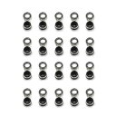 YFFSFDC ロッドガイド 釣り竿ガイド ステンレス 20点セット 1.1mm~3.0mm 修理・交換・補修用キット