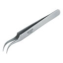 【送料無料】ホーザン(HOZAN) 先曲がりピンセット カーブタイプ 材質ステンレス 全長115mm 重量18g 開き幅7mm P-882