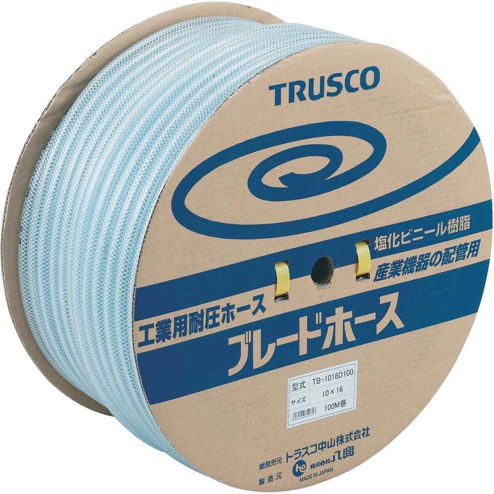 【送料無料】TRUSCO(トラスコ) ブレードホース 12X18mm 100m TB-1218D100
